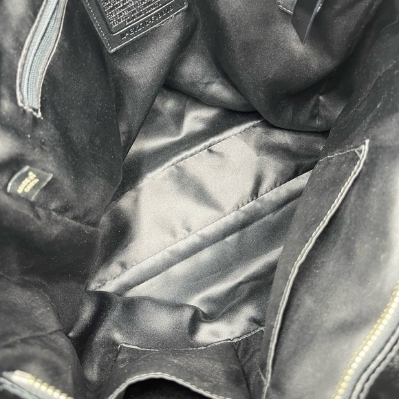 Authentic Coach Black Signature Embossed Patent leather N/S Gallery Tote F19818 - Picture 11 of 16